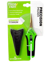 Load image into Gallery viewer, HydroFarm Trim Fast Precision Pruner - Straight Titanium