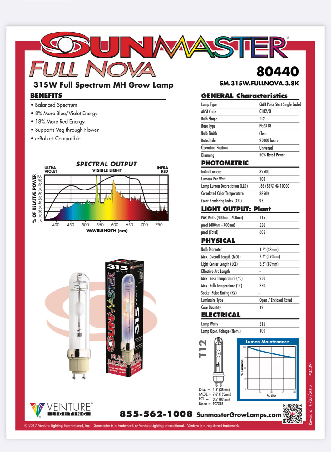 Full Nova 315w Full Spectrum Light