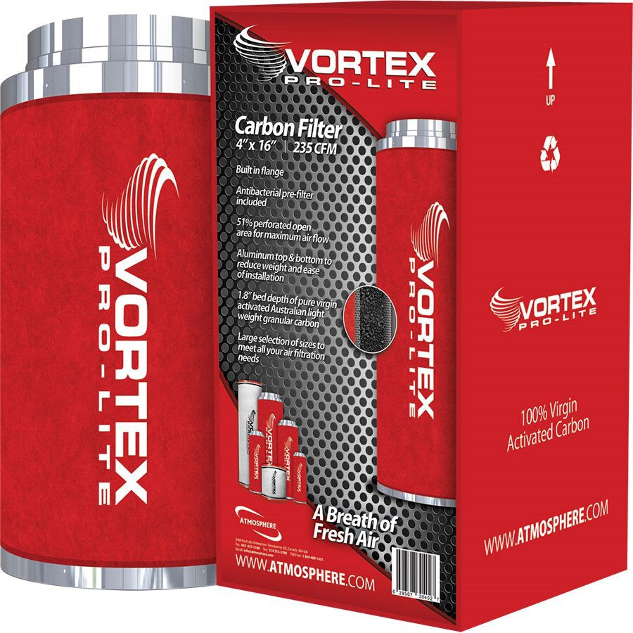 Vortex 4”x16” Carbon Filter