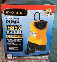 Load image into Gallery viewer, Mondi Utility and Sump Pump 1585 (1/2 horse)