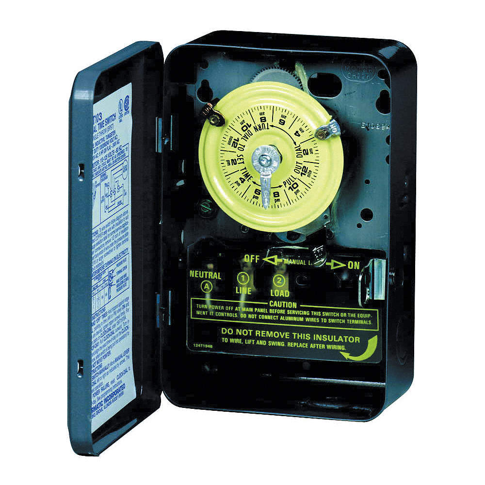 Intermatic 24 Hour Mechanical Time Switch - T104