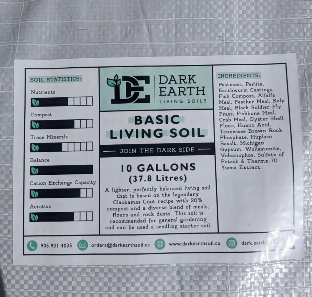 Dark Earth Basic Living Soil