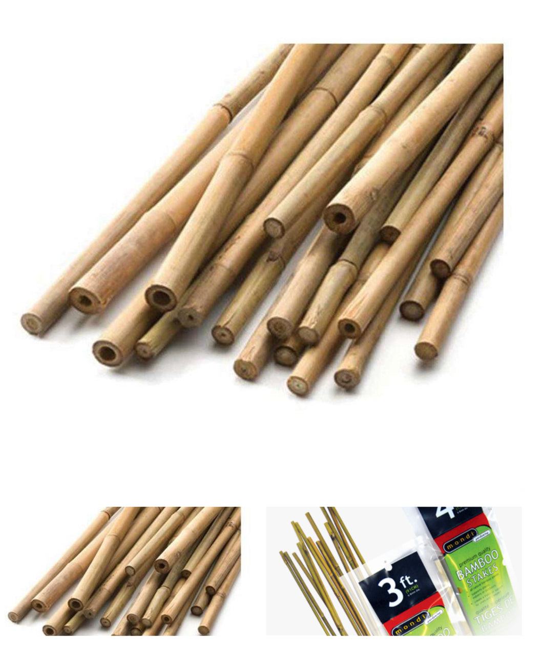Bamboo Stake 3ft (pack of 25) Natural