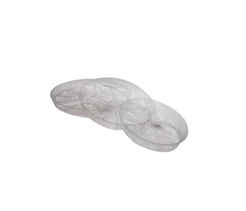 Saucer Clear Plastic - 12”