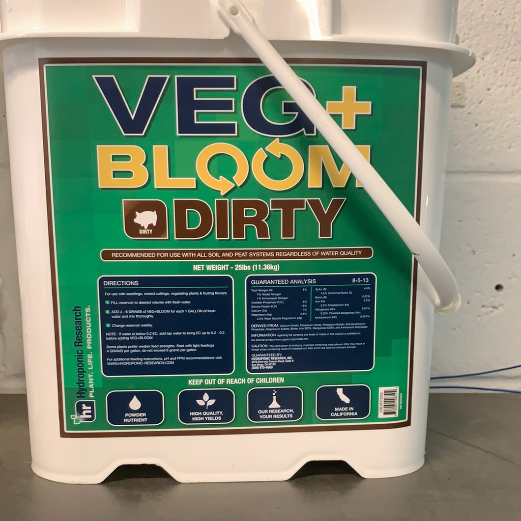 hr Veg + Bloom Dirty 25lbs